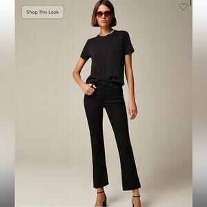 J.Crew Petite mid-rise kickout jean